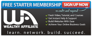 Wealthy Affiliate banner