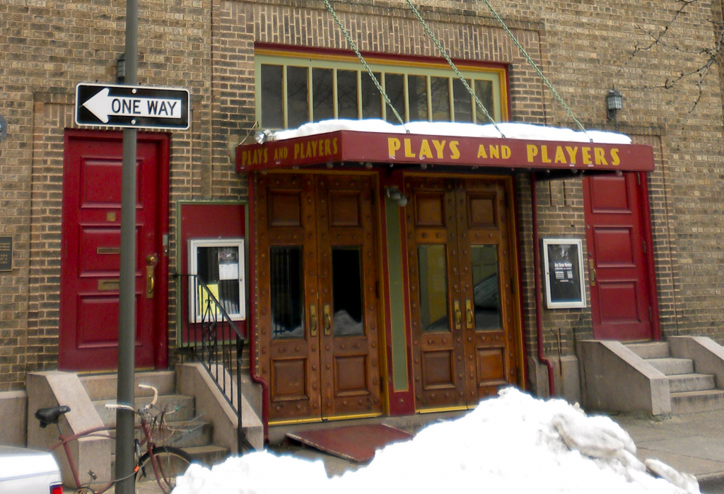 plays and players theater by amos w. barnes, architect