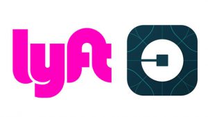 lyft and uber logos